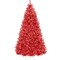 Best Choice Products Pre-Lit Red Christmas Tree, Artificial Full Holiday Decoration w/ Incandescent Lights